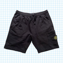 Load image into Gallery viewer, Stone Island Stealth Black Sweat Shorts SS18’ - Medium