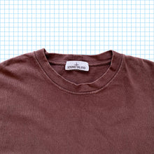 Load image into Gallery viewer, Stone Island Burgundy/Brown Heavy Ribbed Crew AW15&#39; - Extra Extra Large