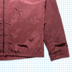 Stone Island Burgundy Nylon Metal Over Shirt AW17’ - Large
