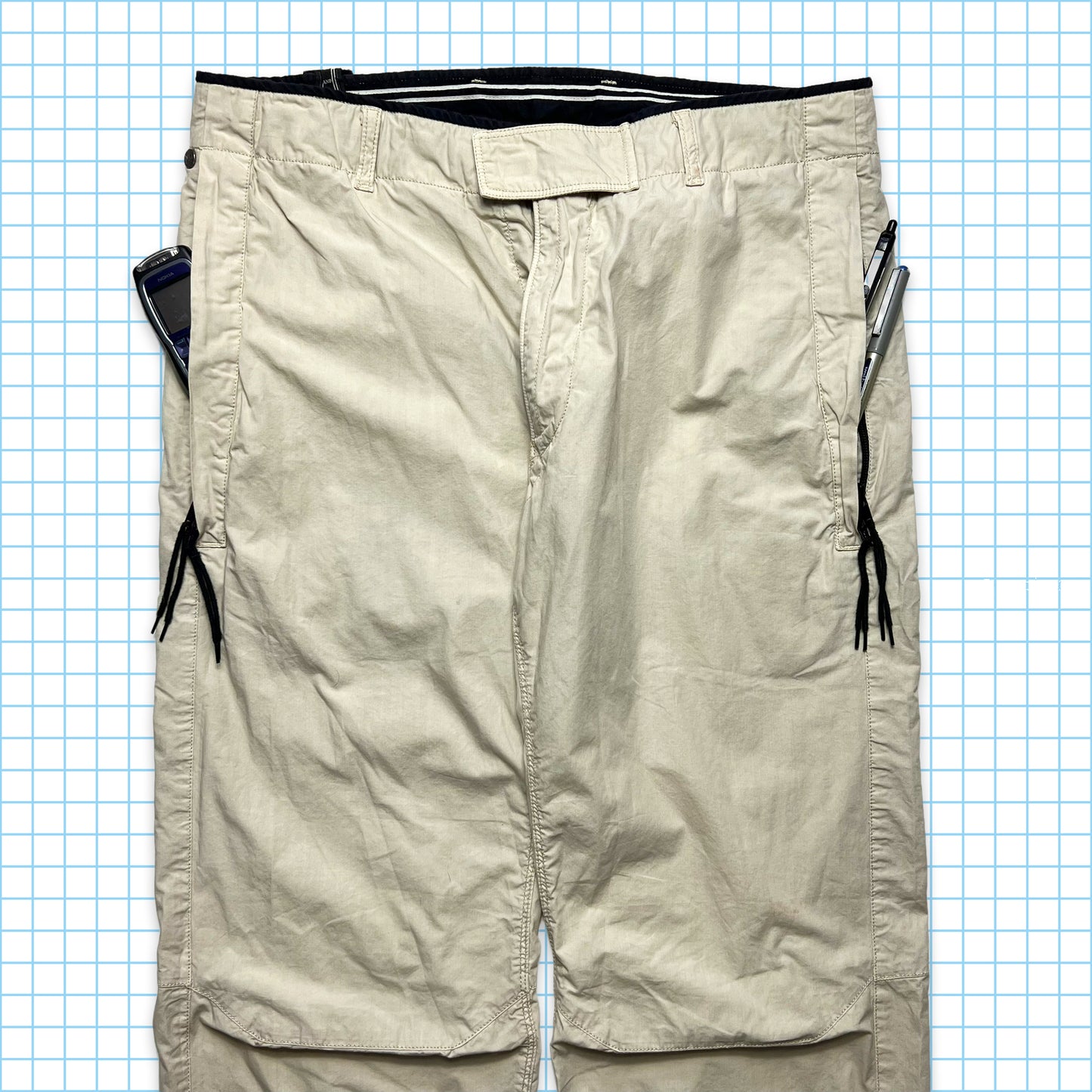 Stone Island Beige Jet Pant SS09' - 32" Waist