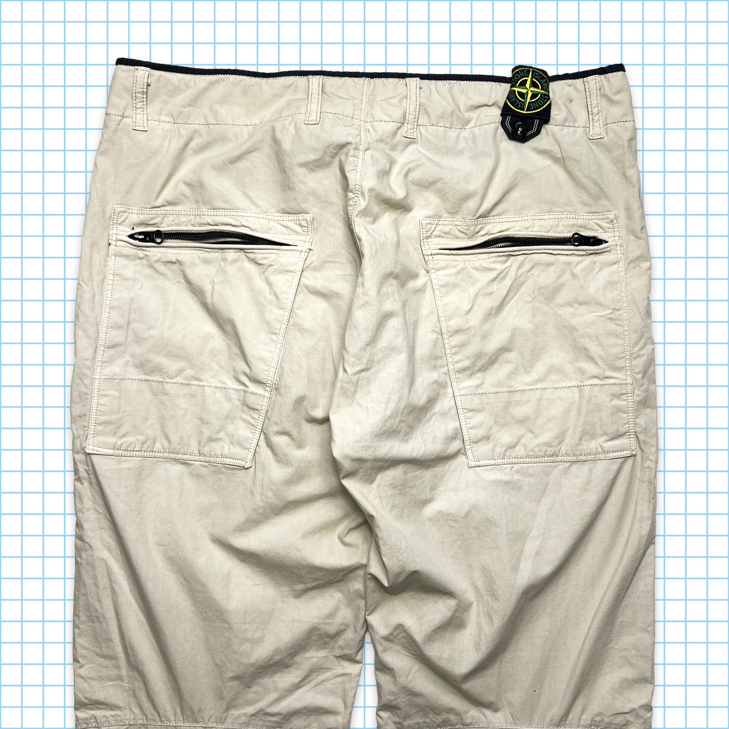 Stone Island Beige Jet Pant SS09' - 32" Waist