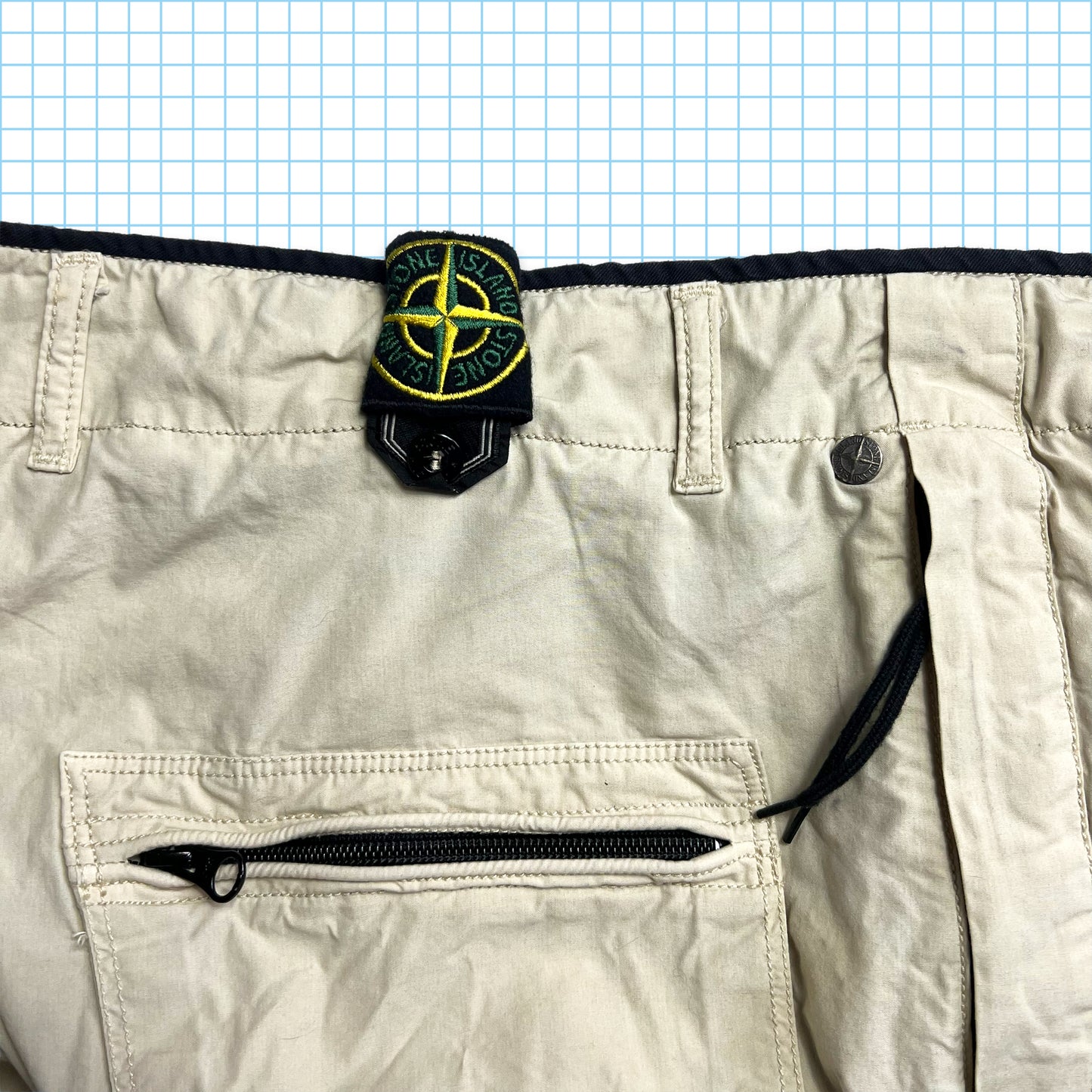 Stone Island Beige Jet Pant SS09' - 32" Waist