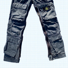 Carica l&#39;immagine nel visualizzatore di Gallery, Vintage Stone Island Multi Pocket Reconstructed Bondage Cargo Trousers - 30&quot; / 32&quot; Waist