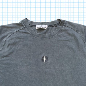 Stone Island Centre Compass Washed Grey Tee SS18’ - Large