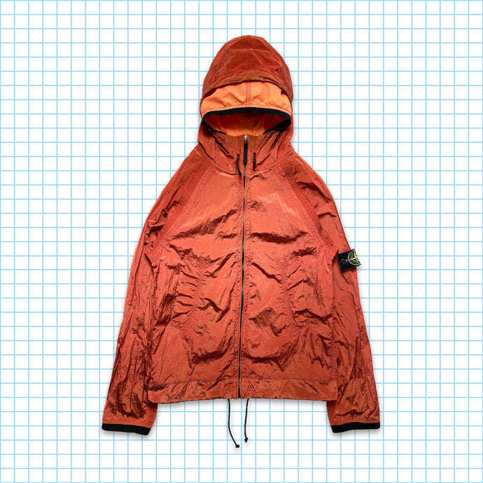 Stone Island Burnt Orange Double Hood Nylon Metal - Medium