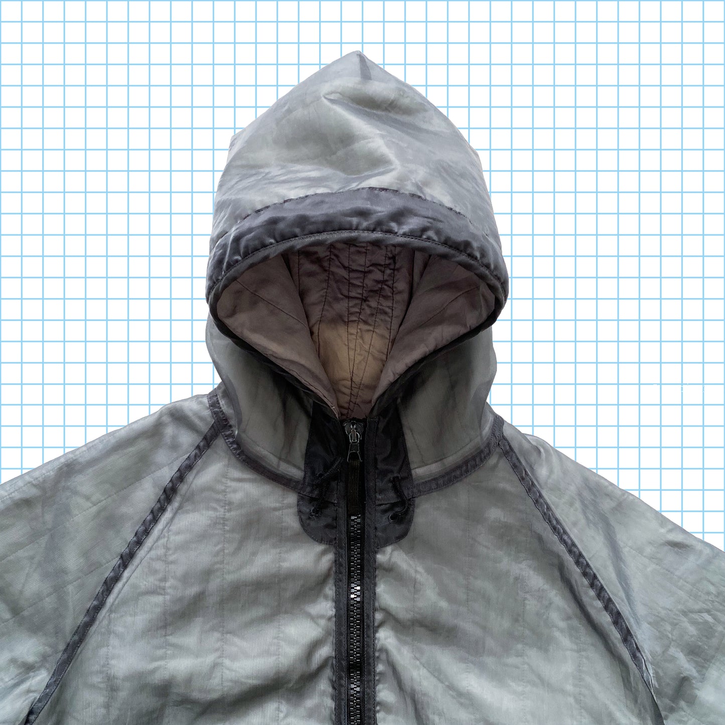 Veste matelassée en maille monofilament Stone Island AW03' - Extra Large