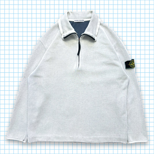 Stone Island Coton côtelé Quarter Zip SS99' - Extra Large