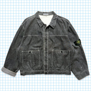 Stone Island Denim Pigment Chore Jacket SS86' - Large