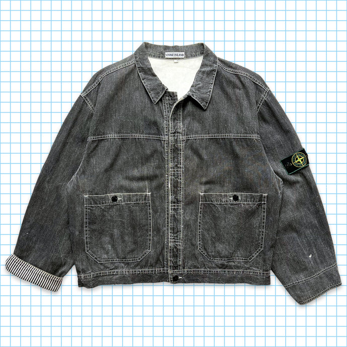 Stone Island デニム ピグメント チョア ジャケット SS86' - L