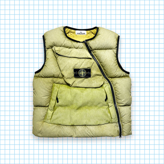 Gilet tactique Stone Island Green Frost Down AW17' - Grand / Très Grand