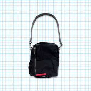 Vintage Prada Sport Black Multi Pocket Side Bag