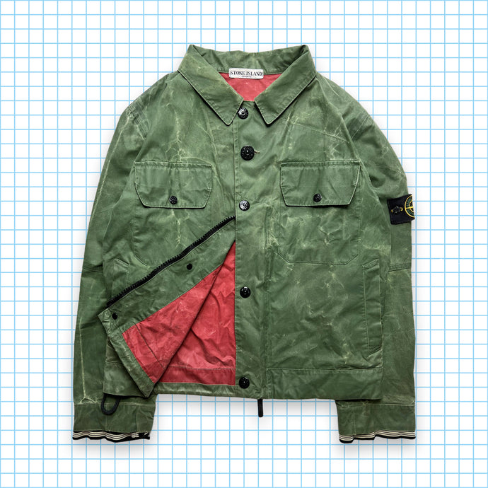 Stone Island Veste Vert Forêt Délavée SS06' - Moyen