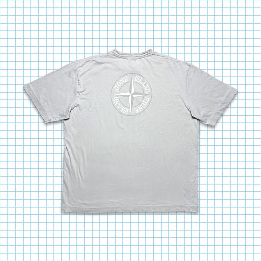 Tee-shirt Stone Island Compass Spellout de la fin des années 00 - Extra Large