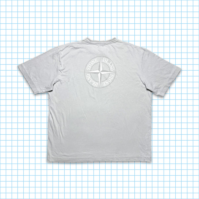 Tee-shirt Stone Island Compass Spellout de la fin des années 00 - Extra Large