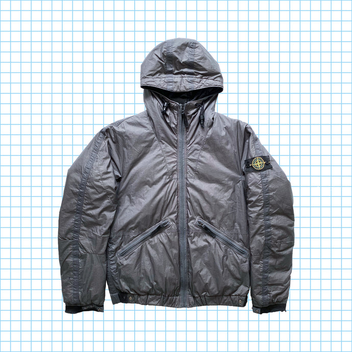 Stone Island メッシュ バッジ ナイロン ダウン ジャケット AW09' - L