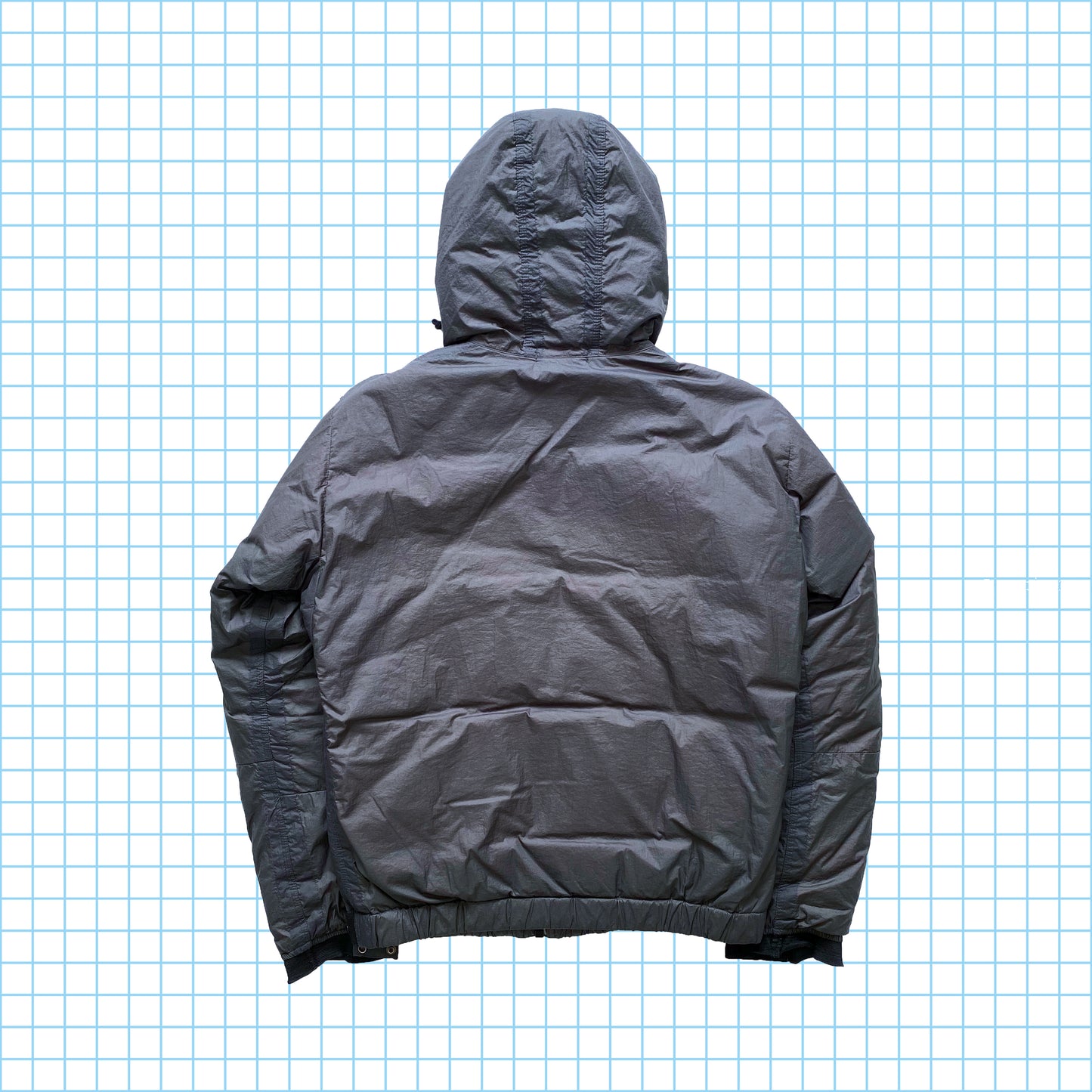 Stone Island Mesh Badge Nylon Down Jacket AW09’ - Large