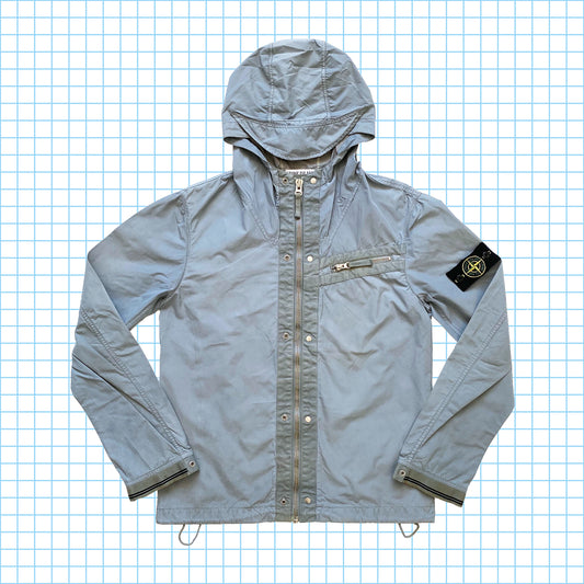Veste Shell Stone Island Grise Resinata Taped SS09' - Moyen