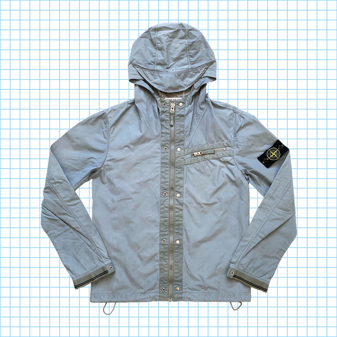 Stone Island Grey Resinata Taped Shell Jacket SS09’ - Medium