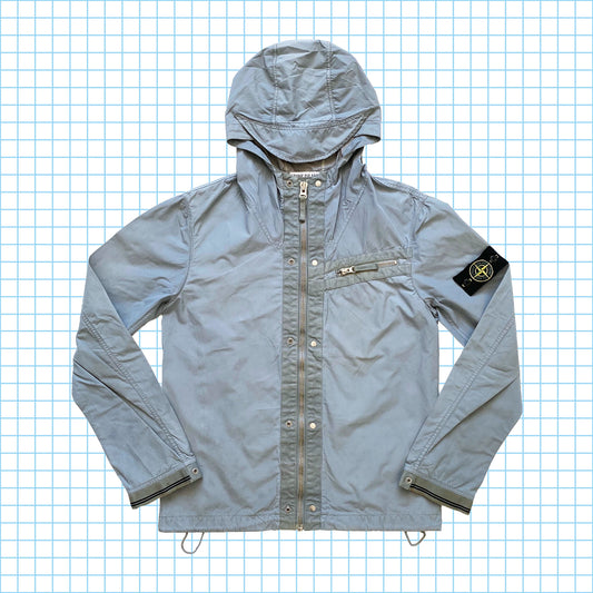 Stone Island Grey Resinata Taped Shell Jacket SS09’ - Large