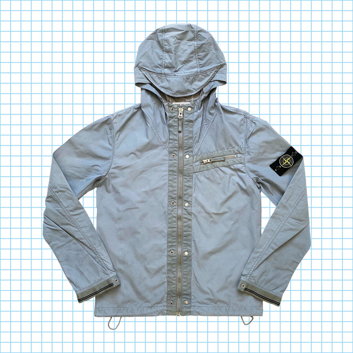 Stone Island Grey Resinata Taped Shell Jacket SS09’ - Large