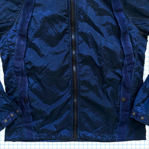 Stone Island Midnight Navy Veste à capuche en nylon et métal SS10'