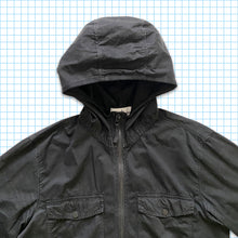 Load image into Gallery viewer, Stone Island Stealth Black Hooded Overshirt SS18’ - Large