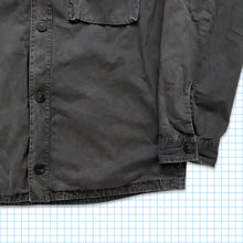 Load image into Gallery viewer, Stone Island Black Hooded Brushed Cotton Overshirt