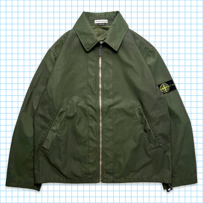 Stone Island フォレスト グリーン オーバーシャ​​ツ SS01' - エクストラ ラージ / エクストラ エクストラ ラージ