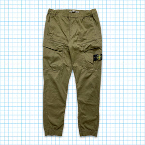 Stone Island Khaki Green Cuffed Cargo Pants AW16' - 32"