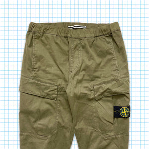 Stone Island Khaki Green Cuffed Cargo Pants AW16' - 32"