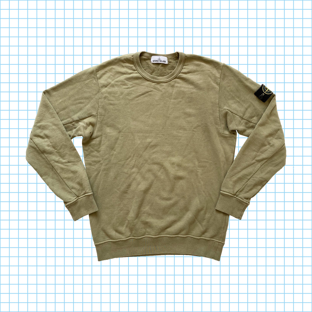 Stone Island Khaki Crewneck SS17' - Medium