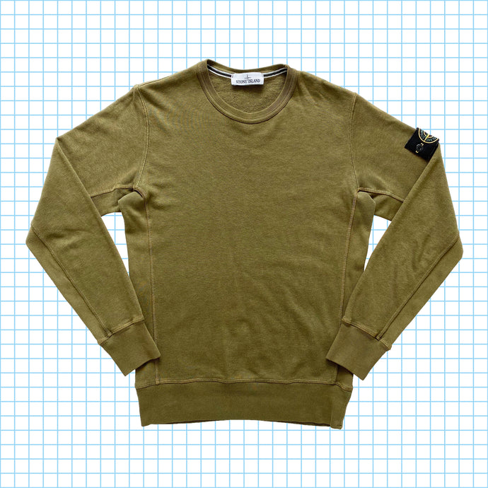 Stone Island Kaki Crewneck SS17' - Moyen