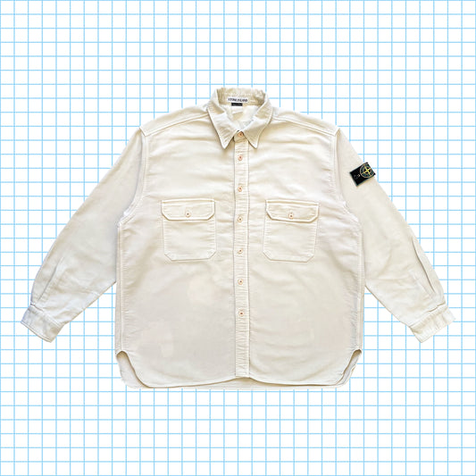 vintage Stone Island Heavy Moleskin Chemise AW96' - Extra Extra Large/Extra Large