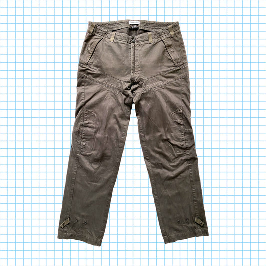 vintage Stone Island Mole Skin Gris Jet Pantalon AW99' - Taille 34/36 »