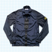 Load image into Gallery viewer, Stone Island Double Breast Pocket Midnight Navy Nylon Metal Overshirt - Small