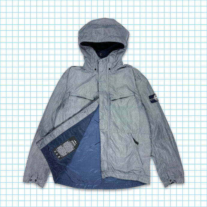 Stone Island ネイビー ピクセル リフレクティブ SS15' - L