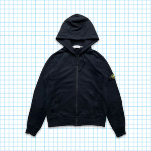 Stone Island ステルス ブラック ジップ パーカー AW15' - 特大