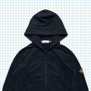 Stone Island Stealth Black Zipped Hoodie AW15' - Extra Large