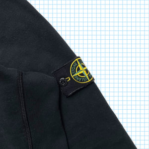 Stone Island ステルス ブラック ジップ パーカー AW15' - 特大