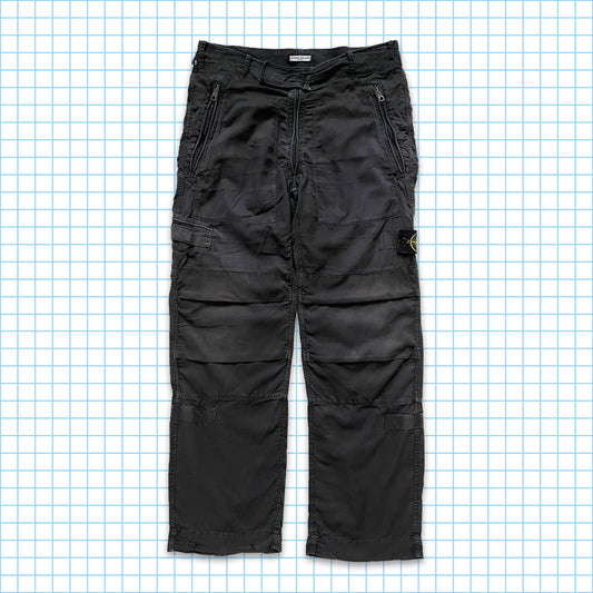 Vintage Stone Island S/S 2006 Black Military Cargo Flight Pants - 30" / 32" Waist