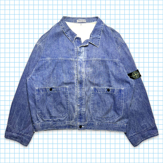 Stone Island Denim Pigment Chore Jacket SS86' - Très Grand