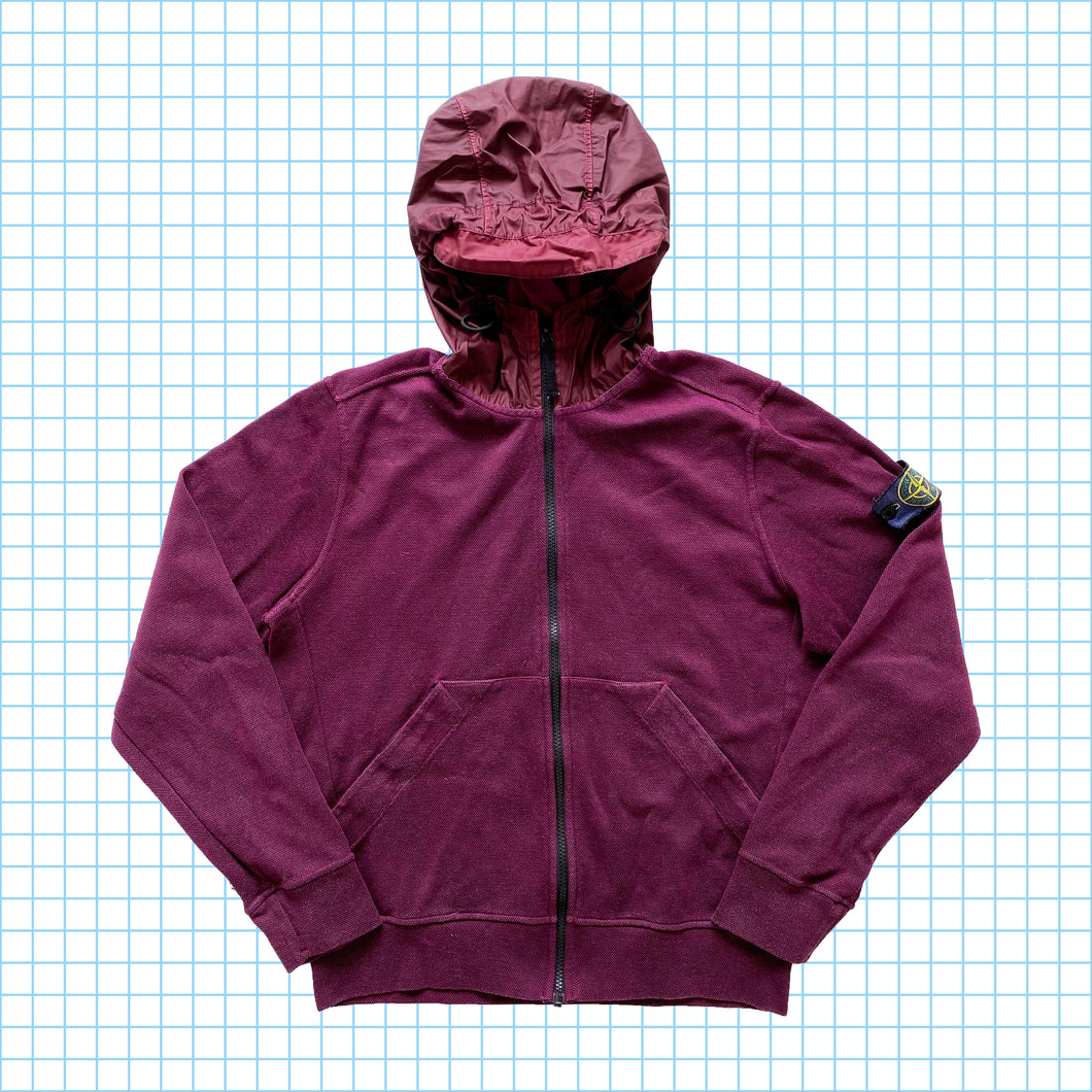 Stone Island Capuche imperméable zippée SS15' - Moyen