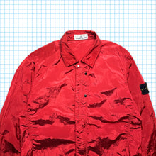 Load image into Gallery viewer, Stone Island Metallic Red Nylon Metal Over Shirt - Medium