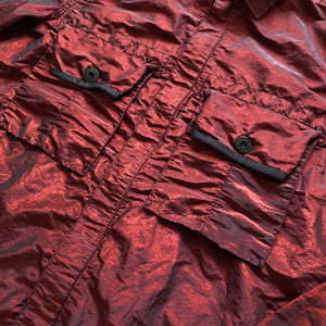 Stone Island Red Nylon Metal Weft SS17’ - Medium / Large