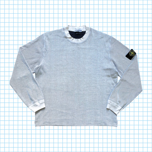 Vintage Stone Island Côtelé Tricot Crewneck SS05' - Extra Large
