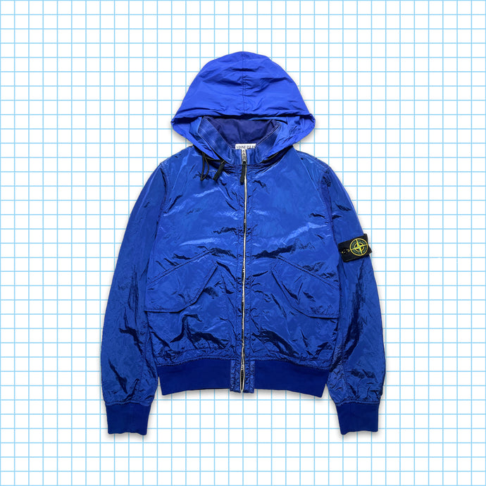 Stone Island ロイヤル ブルー ナイロン メタル オーバー シャツ SS08' - M