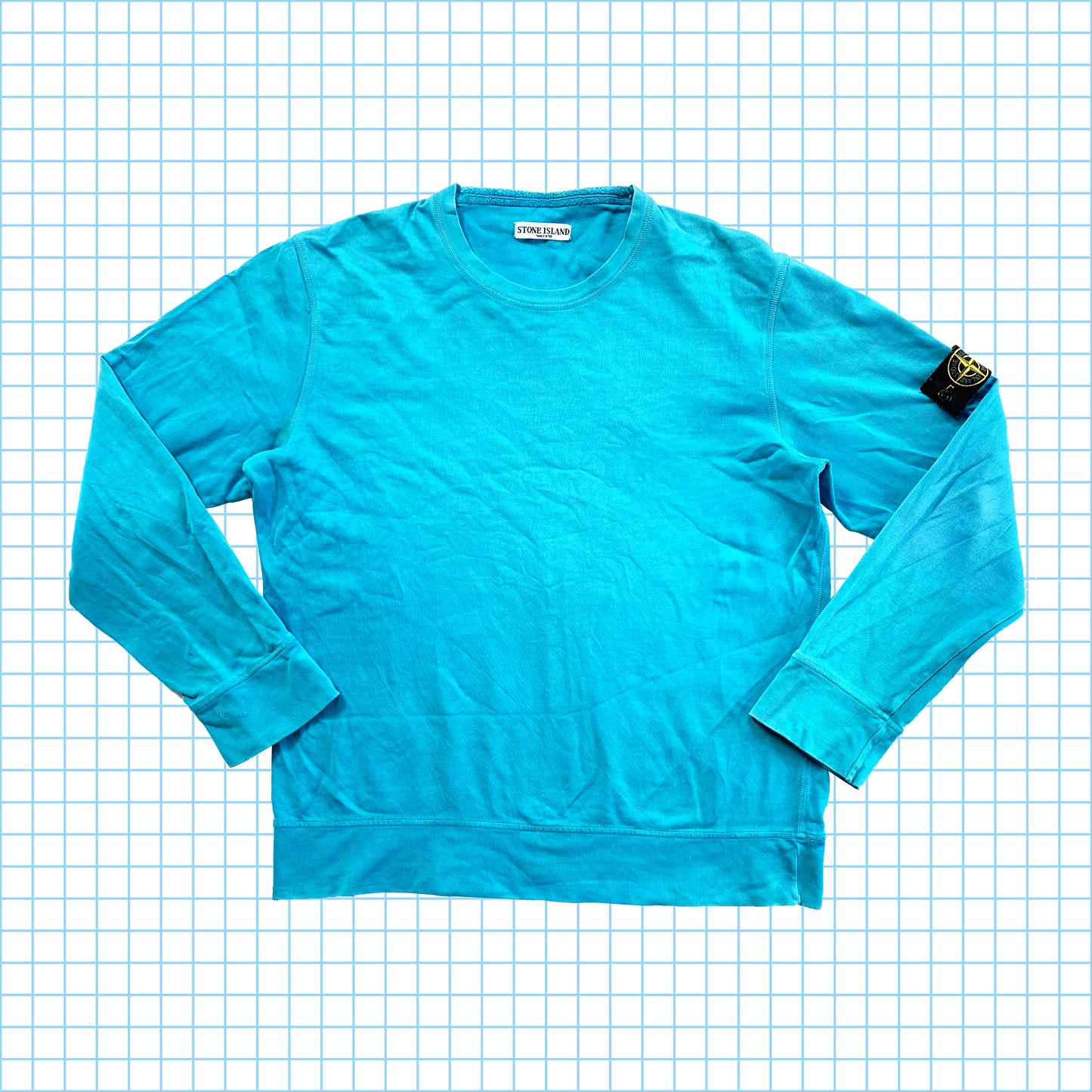 Stone Island Aqua Blue Crewneck SS09' - Extra Large