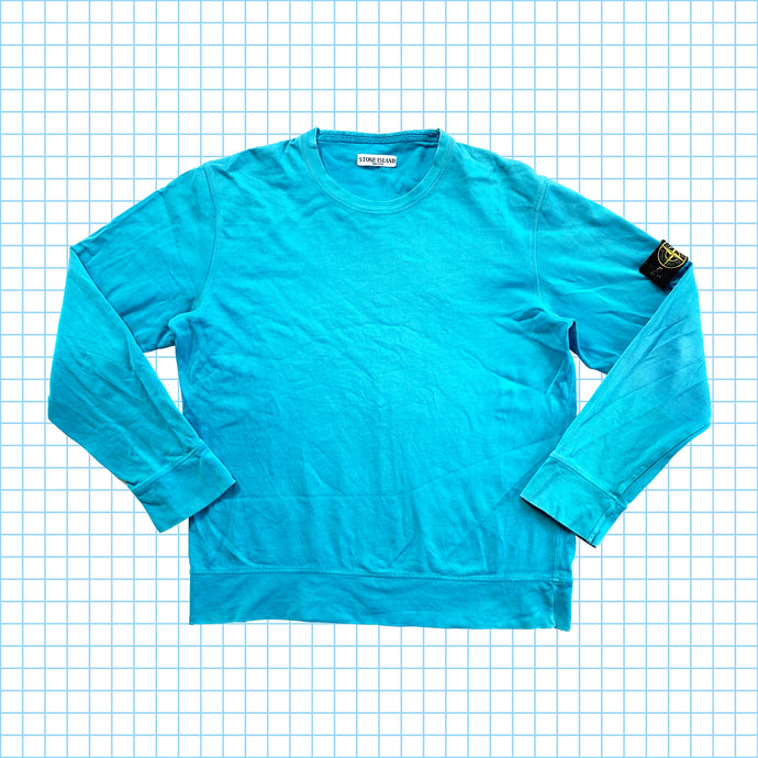 Stone Island Aqua Blue Crewneck SS09' - Extra Large