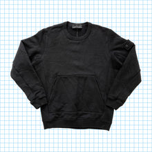 Charger l&#39;image dans la galerie, Stone Island Ghost Stealth Black Tonal Crewneck - Petit / Moyen