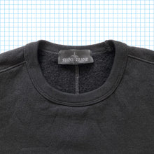 Charger l&#39;image dans la galerie, Stone Island Ghost Stealth Black Tonal Crewneck - Petit / Moyen